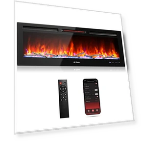 Smart WiFi Infrared Electric Fireplace — Electric Heating Solutions, TURBRO