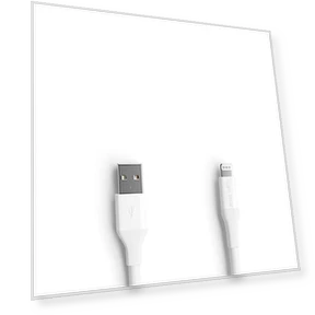 USB-A to Lightning Charger Cable — Lightning, Amazon Basics