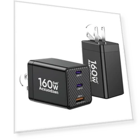 USB C Charger Block 160W, 3-Port GaN Super Fast Charger — Charging Solutions, Shenzhen Jiancun Industrial Co., Ltd