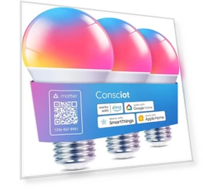 Smart Light Bulbs — LED, Consciot