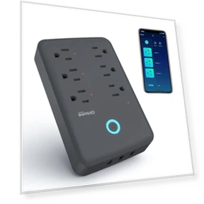 Smart Plug Outlet Extender with Surge Protector — Power Guardians, GHome Smart