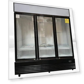 Commercial Refrigerator Glass 3-door Swing Merchandiser Beverage Display Cooler — Drink Coolers, cooler depot