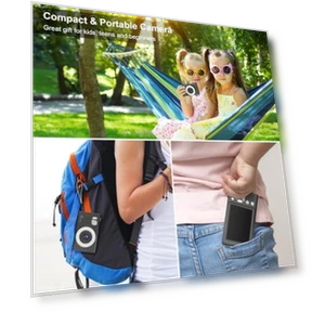Portable Compact Point and Shoot Digital Camera — Compact Digital Cameras, SONSHUYI