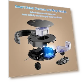 Robot Vacuum and Mop Combo — Smart Cleaning Robots, MANVN