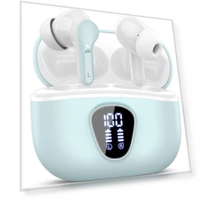 Wireless Earbuds with ENC Noise Cancelling Mic — Bluetooth Headsets, BESNOOW
