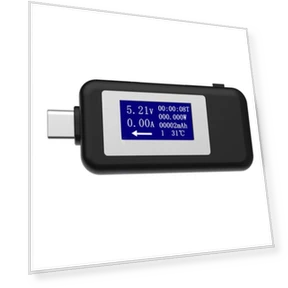 Multi-function Type-C / USB-C Tester Charger Detector Digital Voltmeter Ammeter Voltage Meters — Battery Testers, KEWEISI