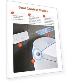 Smart Toilet with Heated Seat and Auto Freshening System — Bathroom Essentials, VEVOR