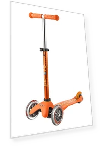 Three Wheeled, Lean-to-Steer Swiss-Designed Micro Scooter — Push Scooters, Micro