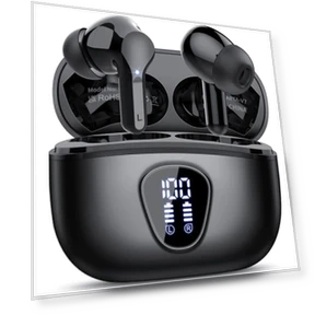 Wireless Earbuds with ENC Noise Cancelling Mic — In-Ear Headphones, BESNOOW