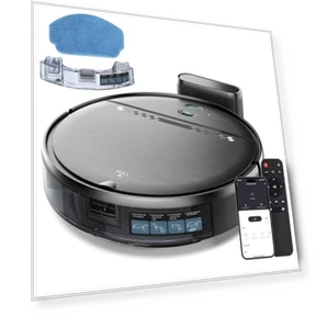 2-in-1 Robotic Vacuum and Mop Cleaner — Smart Cleaning Robots, SHELIKI