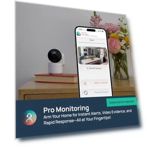 360-Degree Pan/Tilt Indoor Security Camera — Security Cameras, LUNA HOME, LLC