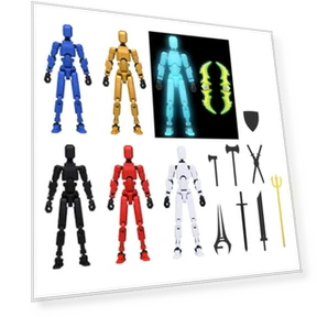 Assembly Completed T13 Action Figure — Dolls & Figures, MerryXD