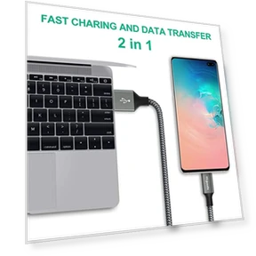 Fast Charging USB A to Type C Cable — Cables, etguuds