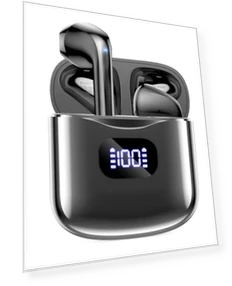 Wireless Earbuds with LED Display Charging Case — In-Ear Headphones, KTGEE
