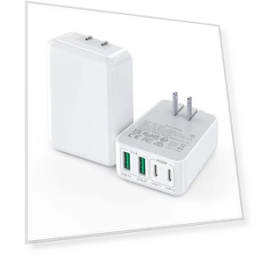 40W 4-Port Foldable USB C Wall Charger — Chargers, Qwinjwin