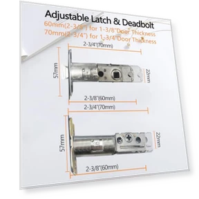 Electronic Smart Handleset with Keypad Lock — Deadbolts, NEWBANG