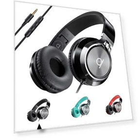 On-Ear Headphones Wired with Mic — Over-Ear Headphones, Artix