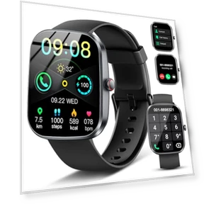 Smart Watch with Bluetooth Call and Fitness Tracking — Smartwatches, Soudorv