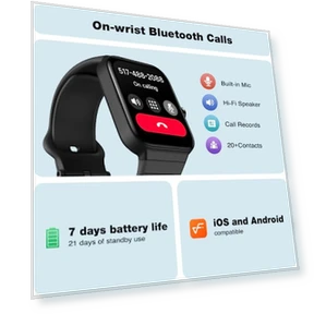 Smart Watch with Health Monitoring — Smartwatches, Fitpolo
