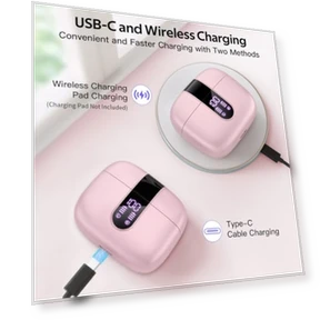 True Wireless Earbuds with LED Power Display — Audio Gear, TAGRY