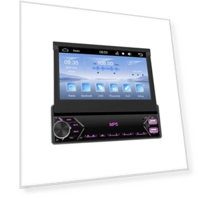 Universal Manual Retractable Screen Car MP5 Player — Digital Media Receivers