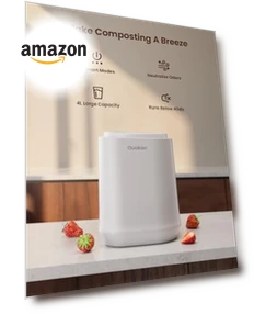 Electric Composter for Kitchen — Waste Management Solutions, Ouaken