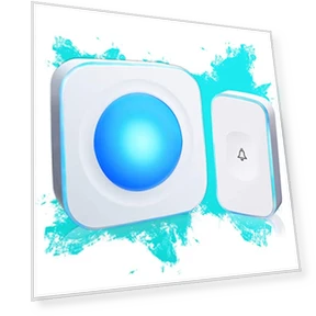 Wireless Doorbell with 36 Melodies and Flash LED Light — Kits, JSIEEM