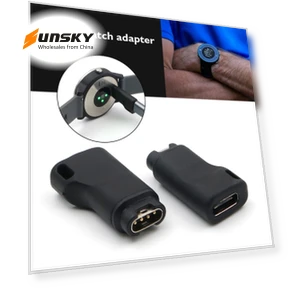 Watch Charging Head with Type C Adapter — Smartwatch Charging Solutions, Garmin