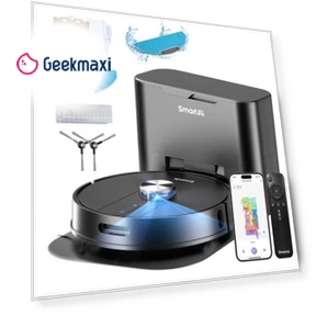 Robot Vacuum Cleaner with Base Station — Smart Cleaning Robots, SmartAI
