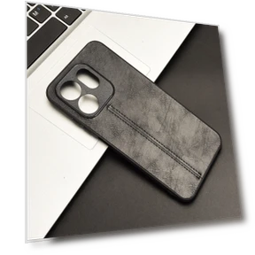 Cow Pattern Sewing Back Cover Phone Case for Infinix Hot 50i / Smart 9 — बेसिक केस, Infinix