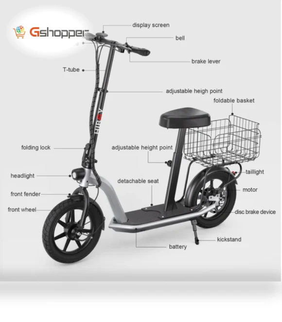Eco Friendly Fat Tire Electric Scooter — Electric Self-Balancing Scooters, Hiboy