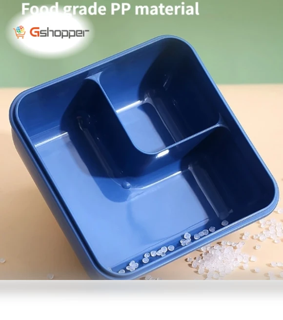 Portable Compartmented Lunch Box — Compact Microwave Ovens