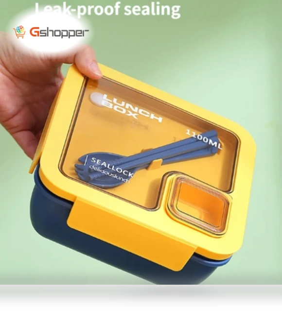 Portable Compartmented Lunch Box — Compact Microwave Ovens