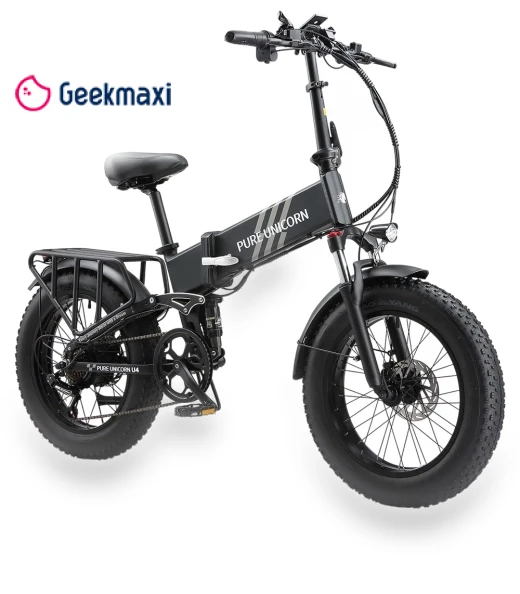 Foldable Electric Bike — E-Bikes, PURE UNICORN