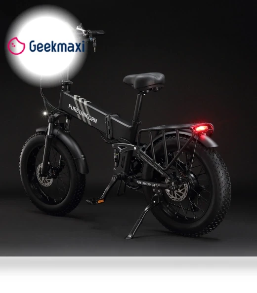 Foldable Electric Bike — E-Bikes, PURE UNICORN