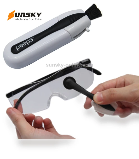 Glasses Cleaner Eyeglass Clean Brush — Cleaning Fluids, Peeps