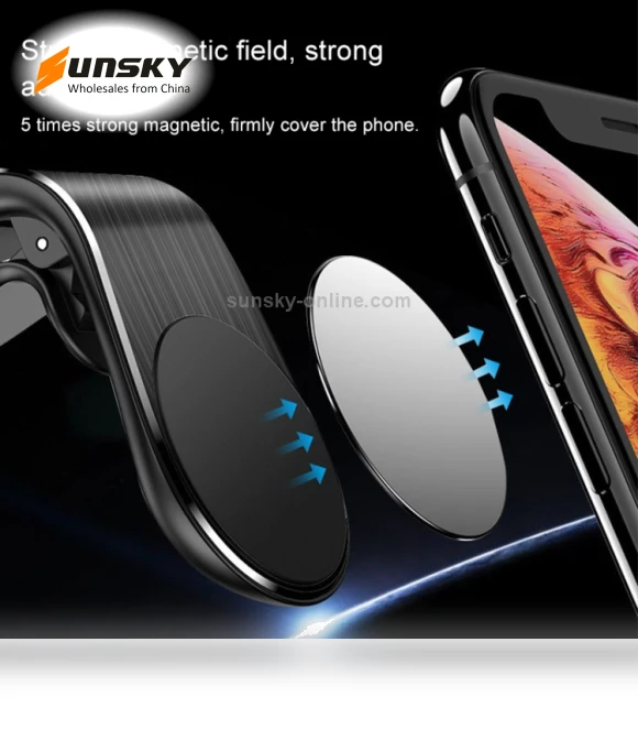 Metal Magnetic Air Outlet Mobile Phone Holder — Vehicle Phone Holders
