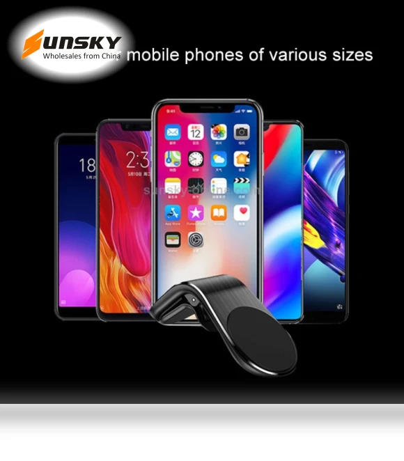 Metal Magnetic Air Outlet Mobile Phone Holder — Vehicle Phone Holders