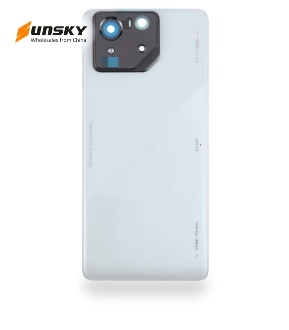 Original Glass Battery Back Cover with Camera Frame — Back Covers, Asus