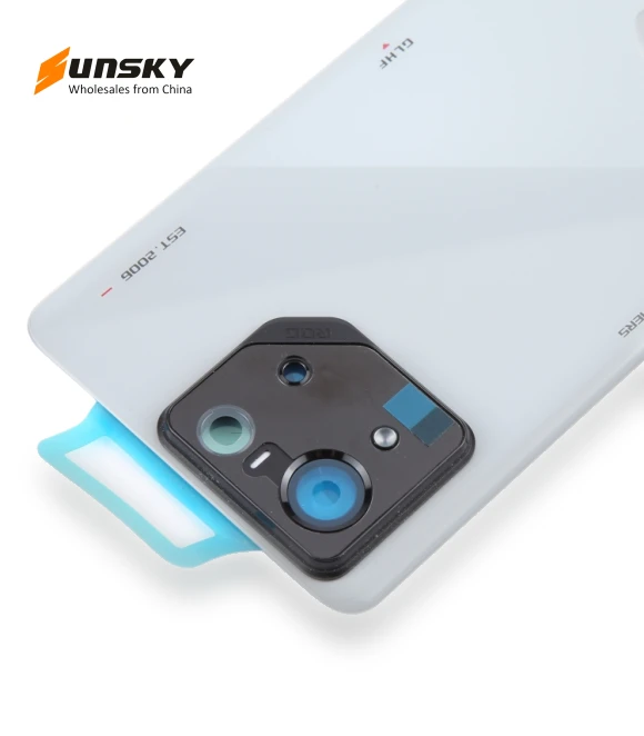 Original Glass Battery Back Cover with Camera Frame — Back Covers, Asus