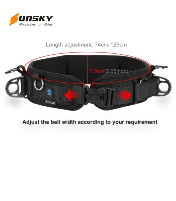 Multi-functional Bundle Waistband Strap Belt with Hook for SLR / DSLR Cameras — Straps, PULUZ