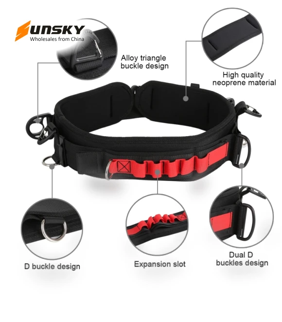 Multi-functional Bundle Waistband Strap Belt with Hook for SLR / DSLR Cameras — Straps, PULUZ