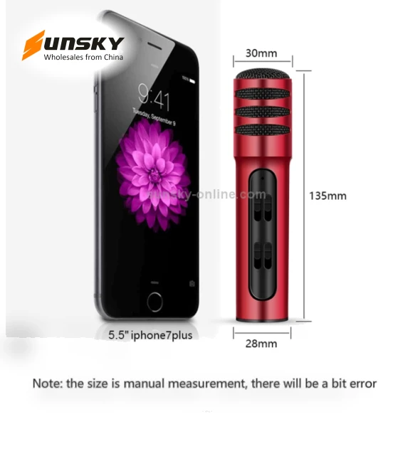 Condenser Microphone Dual Mobile Phone Karaoke Live Singing Microphone — Condenser, BGN