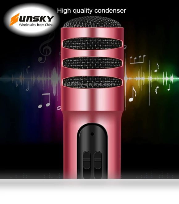 Condenser Microphone Dual Mobile Phone Karaoke Live Singing Microphone — Condenser, BGN