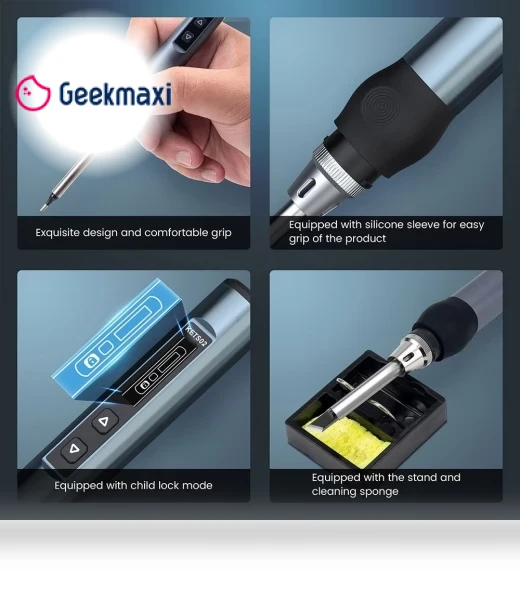 Smart Digital Soldering Iron Kit — Soldering Tools, KAIWEETS