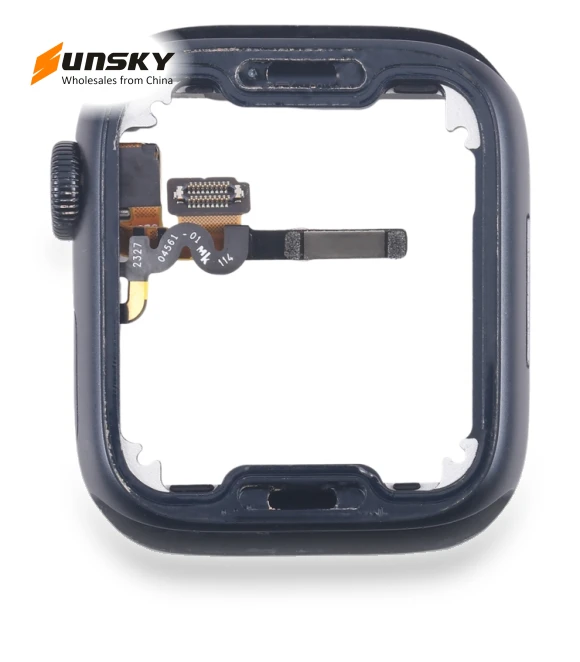 Middle Frame Bezel Plate with Crown Spin Axis Flex Cable — Smartwatches, Apple