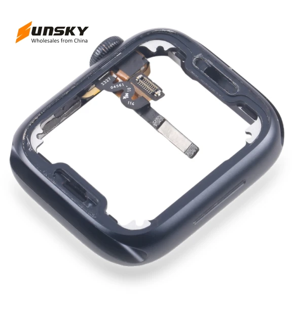 Middle Frame Bezel Plate with Crown Spin Axis Flex Cable — Smartwatches, Apple