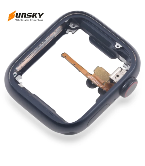 Middle Frame Bezel Plate with Crown Spin Axis Flex Cable — Smartwatches, Apple