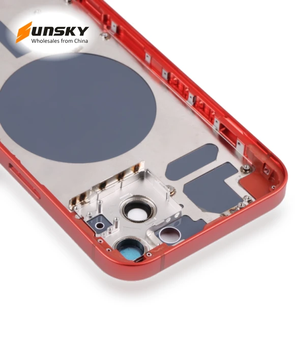 Back Housing Cover with SIM Card Tray & Side Keys & Camera Lens — Back Covers
