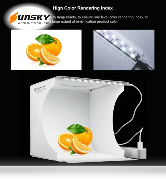 Folding Portable Light Photo Lighting Studio Shooting Tent Box Kit — Shooting Tents, PULUZ